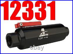 Aeromotive 12331 in line filter with shut off valve an-10 SAVE $ NOW