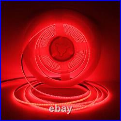 COB LED Strip Light Width 5mm 3mm Tape Lights Home DIY Lighting Warm White Red