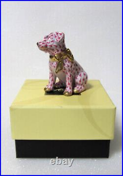 Herend Doggie Dazzle Raspberry Fishnet Puppy Dog #vhp-16010 Brand Nib Save$ F/sh