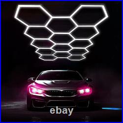 Hexagon LED Lighting Car Detail Garage Workshop Retail Light Honeycomb Hex-Barbe