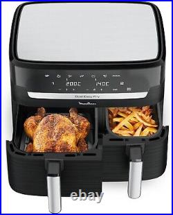 Moulinex Dual Easy Fry 8.3 L Dual air fryer, energy savings of up to 70%, 5.2