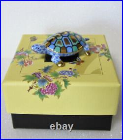 New Herend Baby Turtle Blue Fishnet #vhb-15508 Brand Nib Adorable Save$$ F/sh