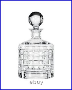 New Waterford Crystal London Round Decanter & Stopper #162017 Brand Nib Save$ Fs