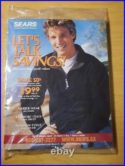 Vintage 2002 SEARS Let's Talk Savings Catalog Catalogue SEALED Very Rare Canada